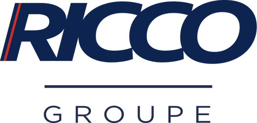 Logo du groupe Ricco concessionnaire Peugeot, Citroën et DS dans la province du Luxembourg.